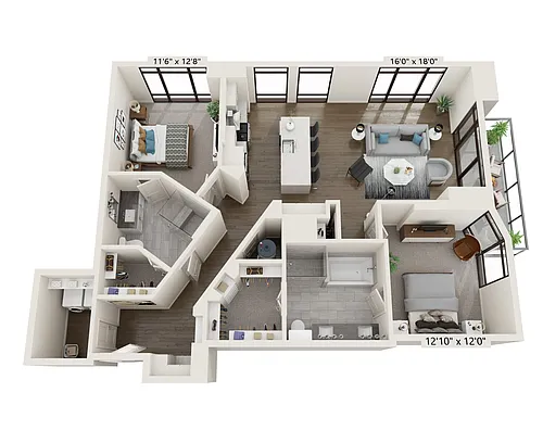 Floor plan Amber 1403