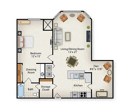 Floor plan The Teal