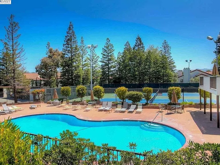 Community pool and tennis courts