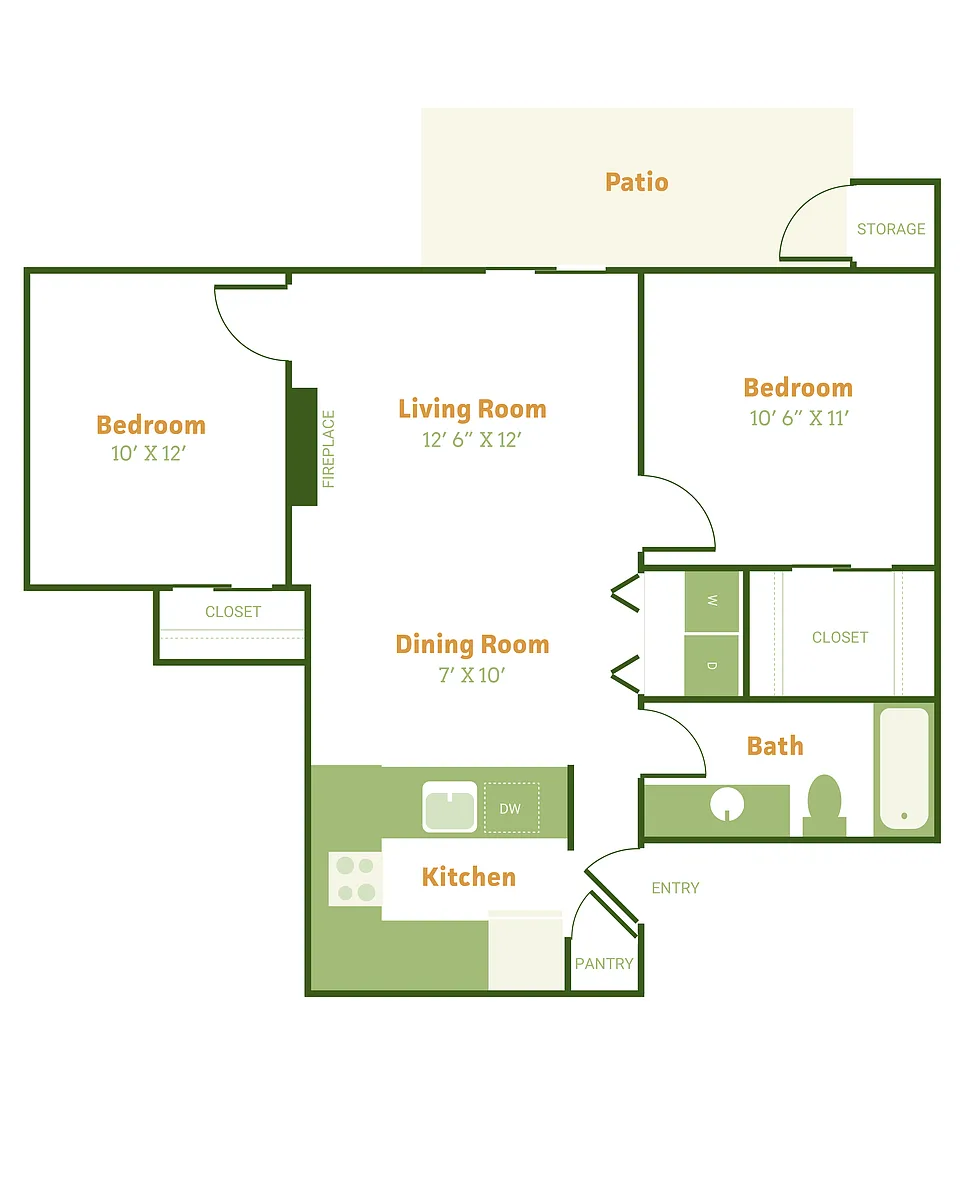Floor plan 2X1 B