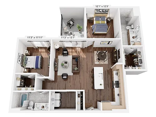 Floor plan B8