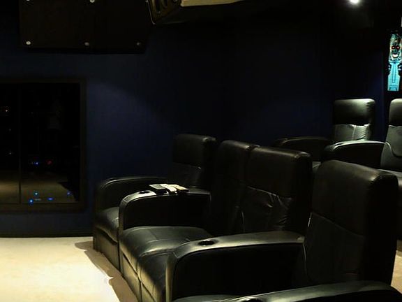 Panoramic view of the movie theater