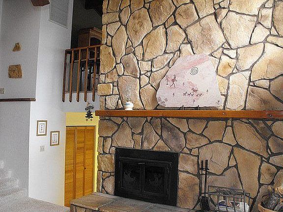 wood fire place