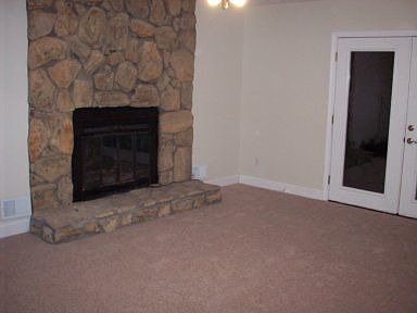 Stone Fireplace