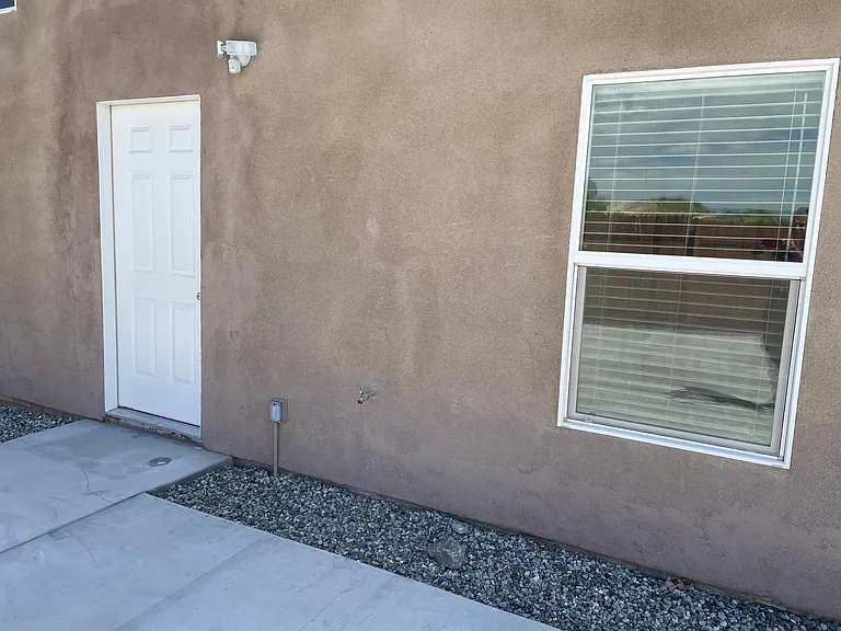 Entrance to unit