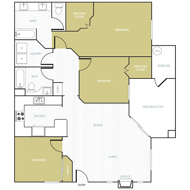 Floor plan The Blacksmith
