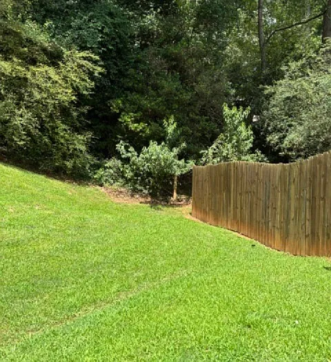Privacy-fenced yard. Perfect for entertaining or barbecues.