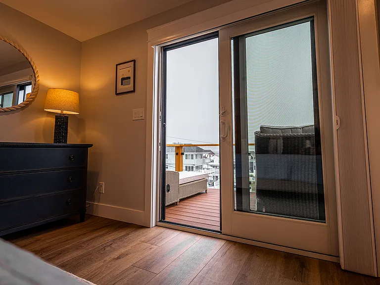 Sliding Door out to Private Balcony