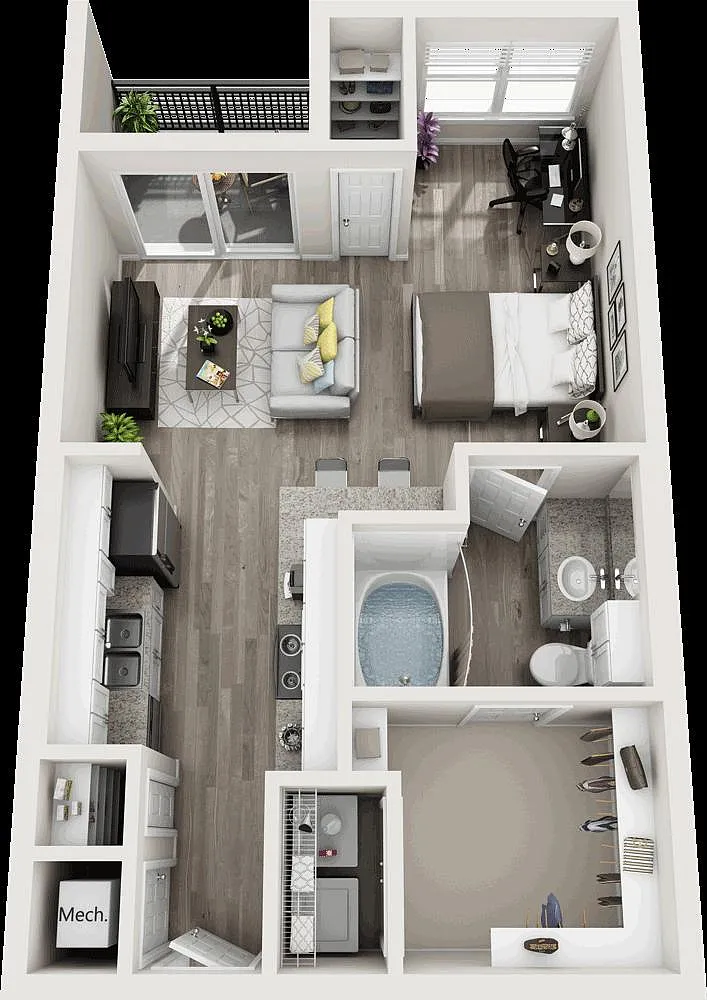 Floor plan The Monroe