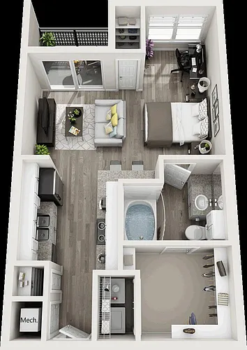 Floor plan The Monroe