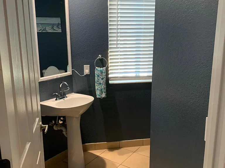 Downstairs half bath