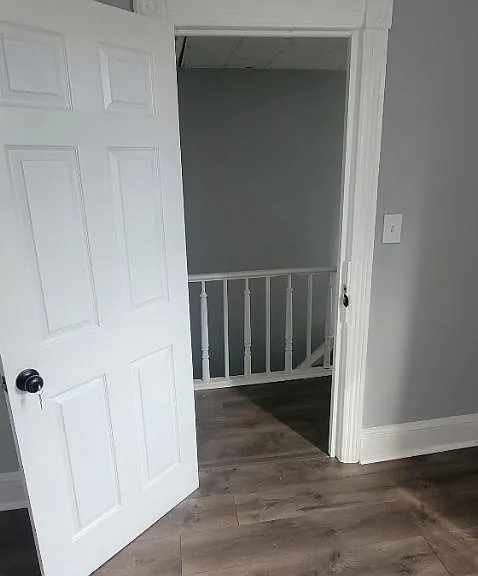 View from Bedroom #2 into hallway