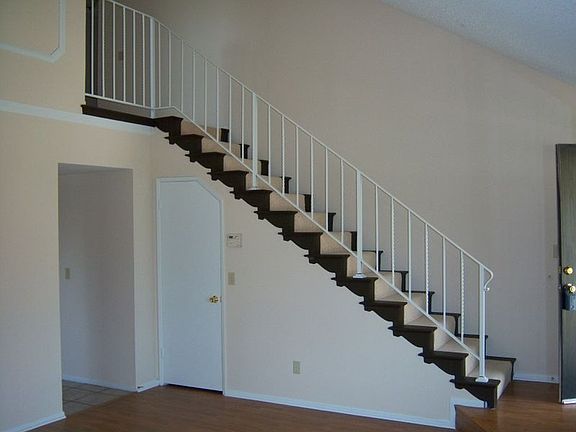 Two bedrooms upstairs, master downstairs