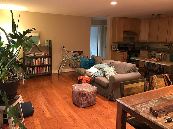 Large living space. Beautiful wood floors.