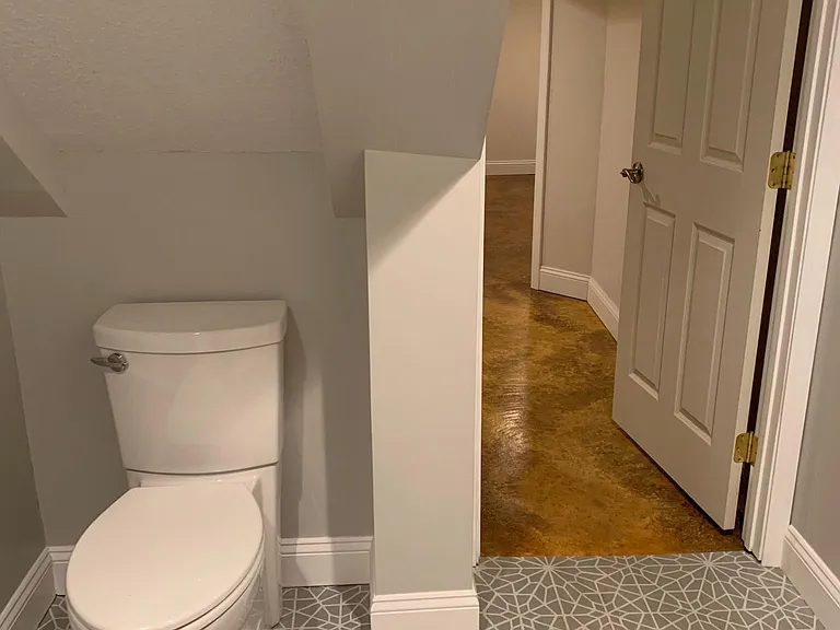 Bathroom in basement