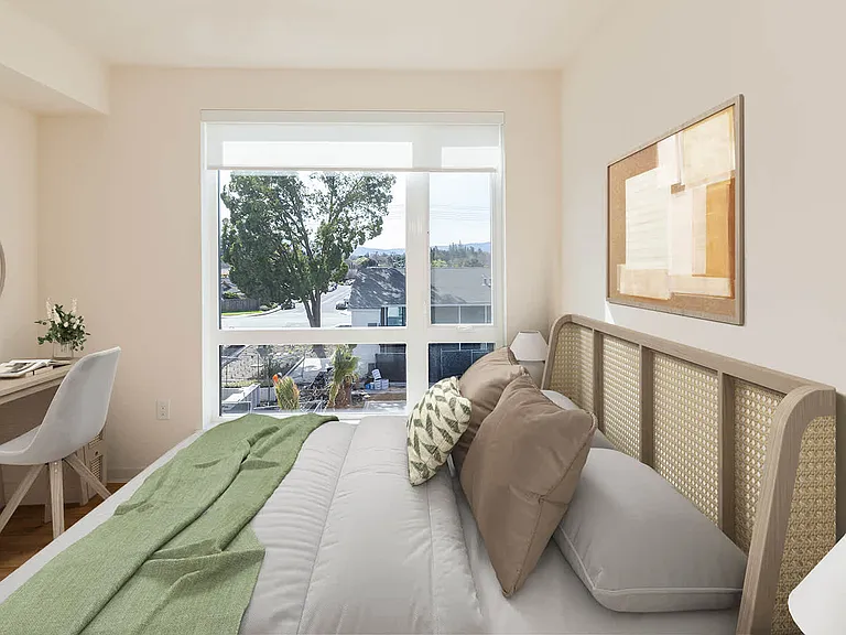 Bedroom with Hard Surface Flooring