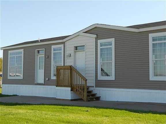 Display home at sales lot