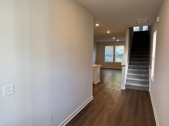 Front door entry and foyer