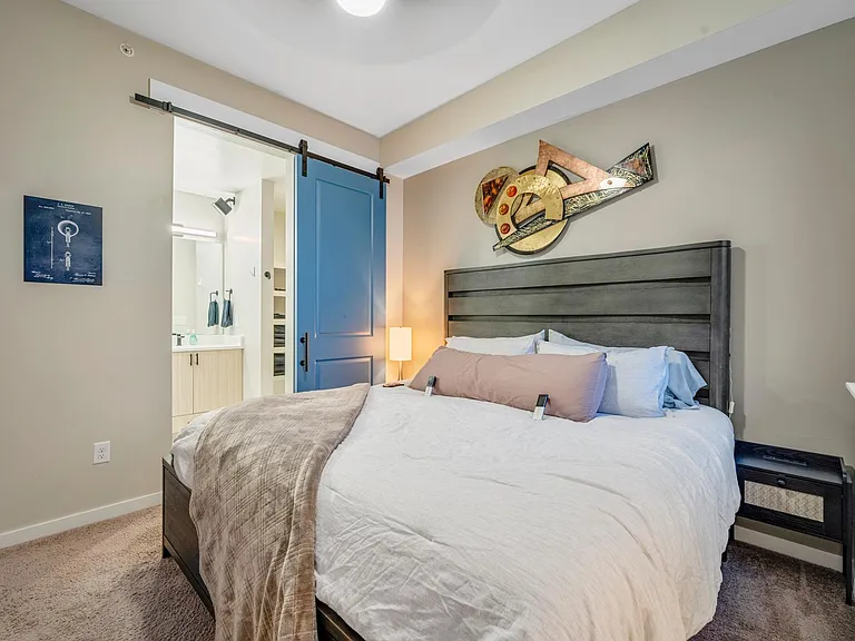 Unwind from your day in this cozy master suite equipped with all you need for the best night's rest! Nightstands include charging ports to easily connect your devices. The Sleep Number remotes are yours to find the perfect level of firmness. Namaste!