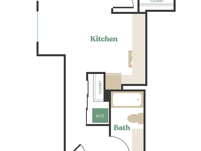 1 Bed, 1 Bath - Apt P 1 Bed, 1 Bath - Apt P