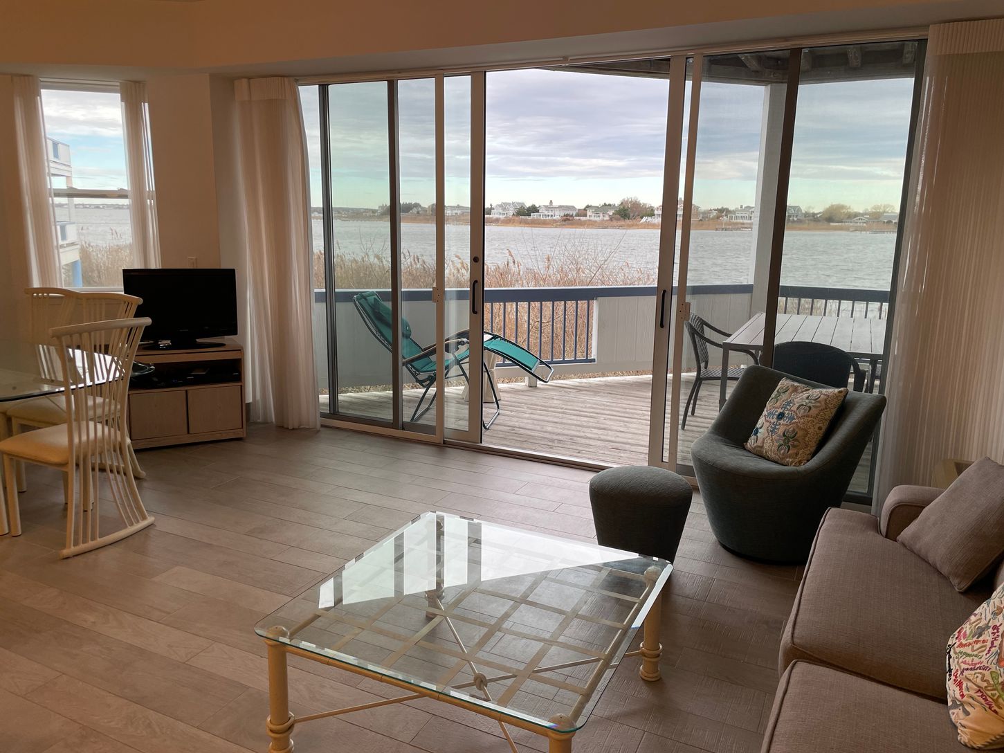  Great Room with View of Deck and Moriches Bay