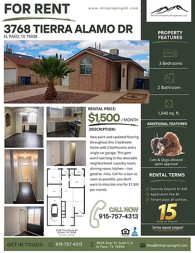 3768 Tierra Alamo Dr Photo 1