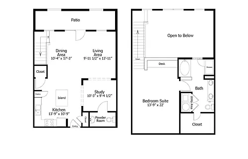 Floor plan Oaks 4.AL1