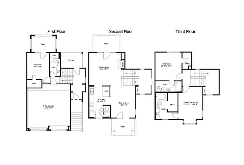 Floor plan Oaks 4.C1THGG