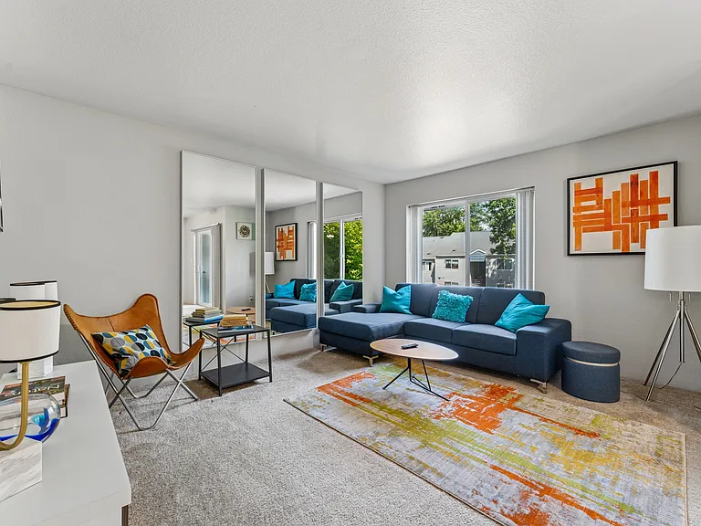 Living Room | 2-Bedroom | Clermont