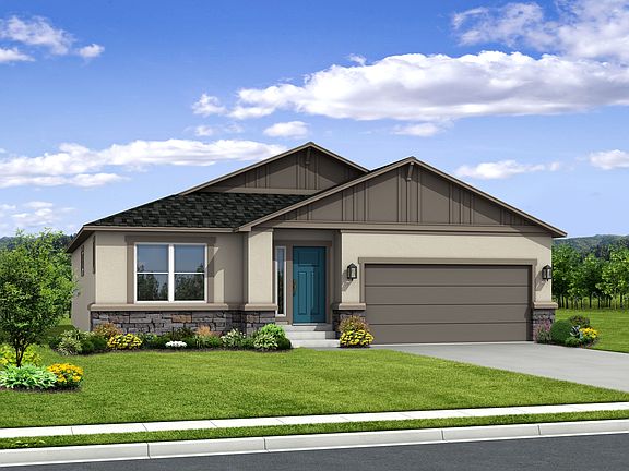 Craftsman Exterior Photo representing home to be built and may demonstrate optional features