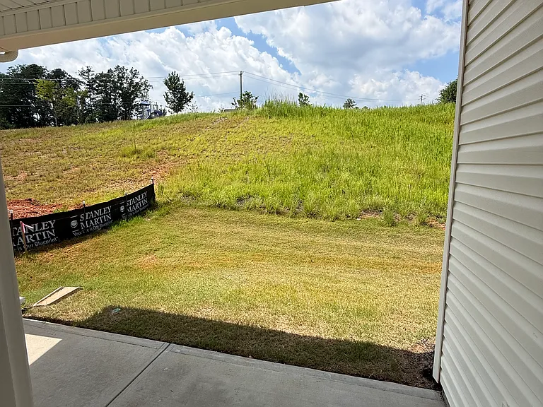 Back Patio Yard View