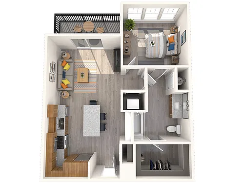 Floor plan Becket A