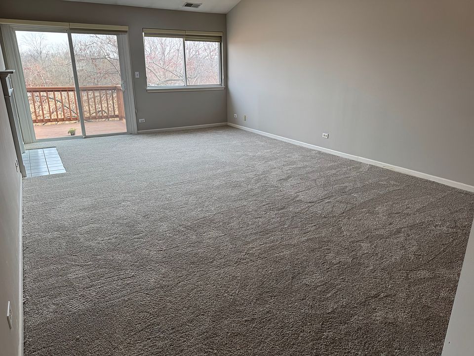 Family room with deck