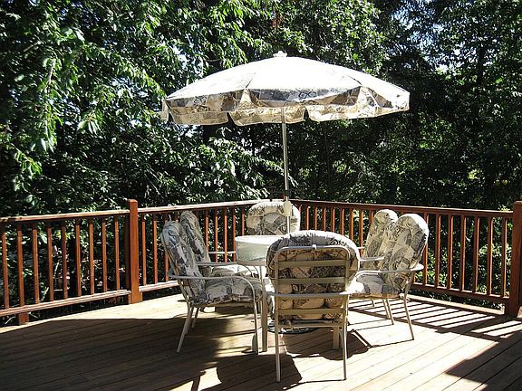 Deck Overlooks Greenspace