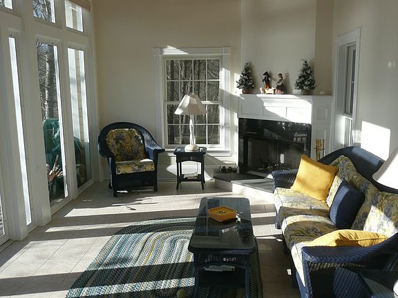 Sunroom in winter