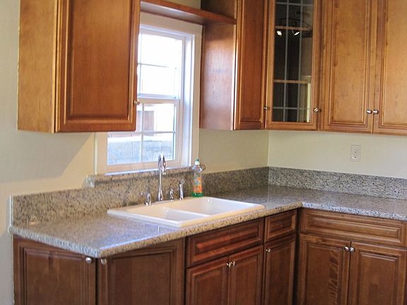 New kitchen cabinets and counters