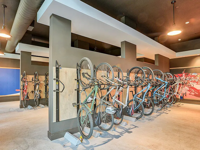 Into outdoor adventure? We have you covered with the heated bike storage, the gear repair station and the ski storage locker