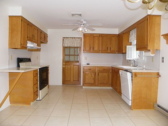 Kitchen with updated laminate flooring