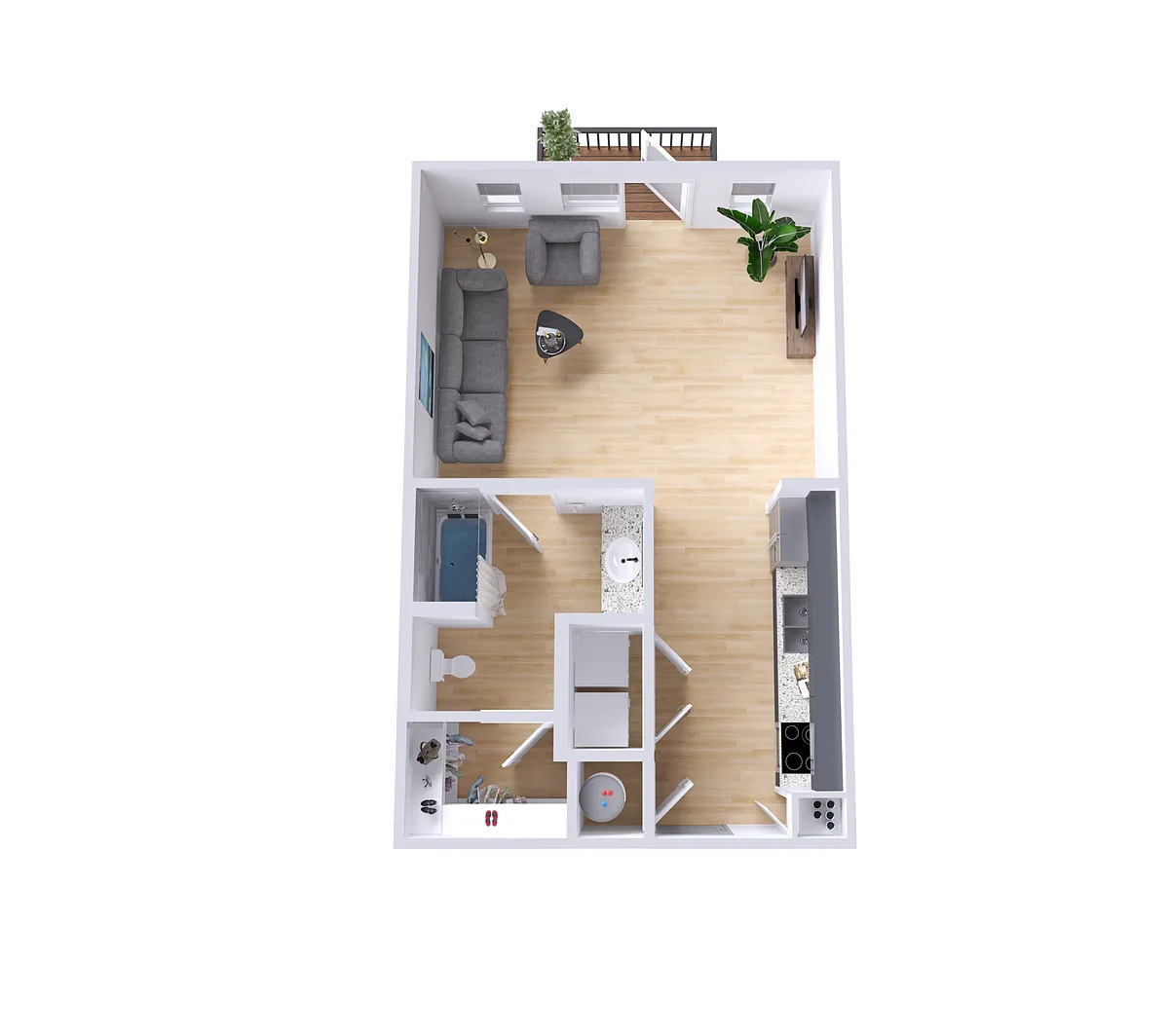 Floor plan Pedernales