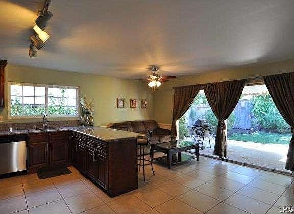 View of Kitchen and Family Room