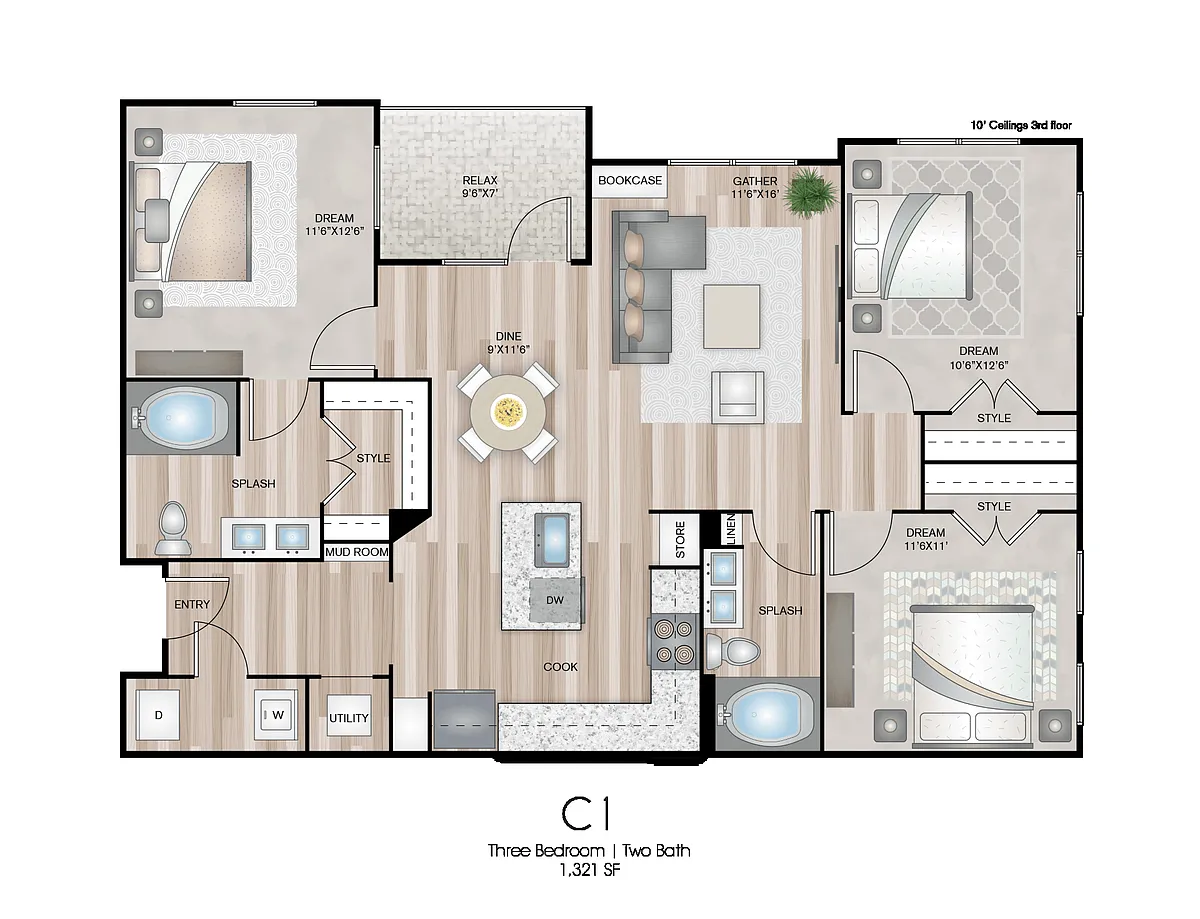 Floor plan C1