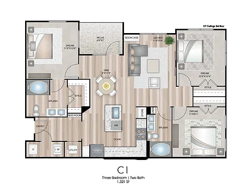 Floor plan C1