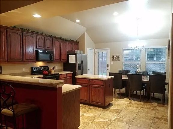 large kitchen with island
