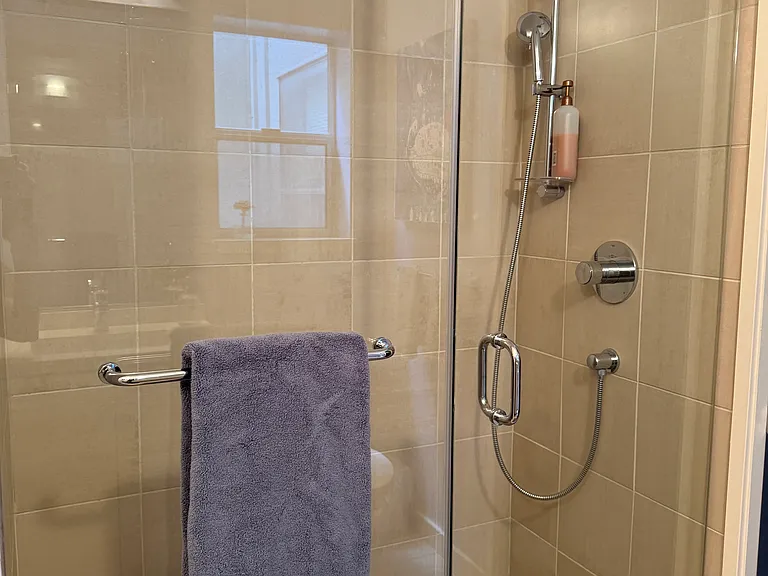 large walk in shower