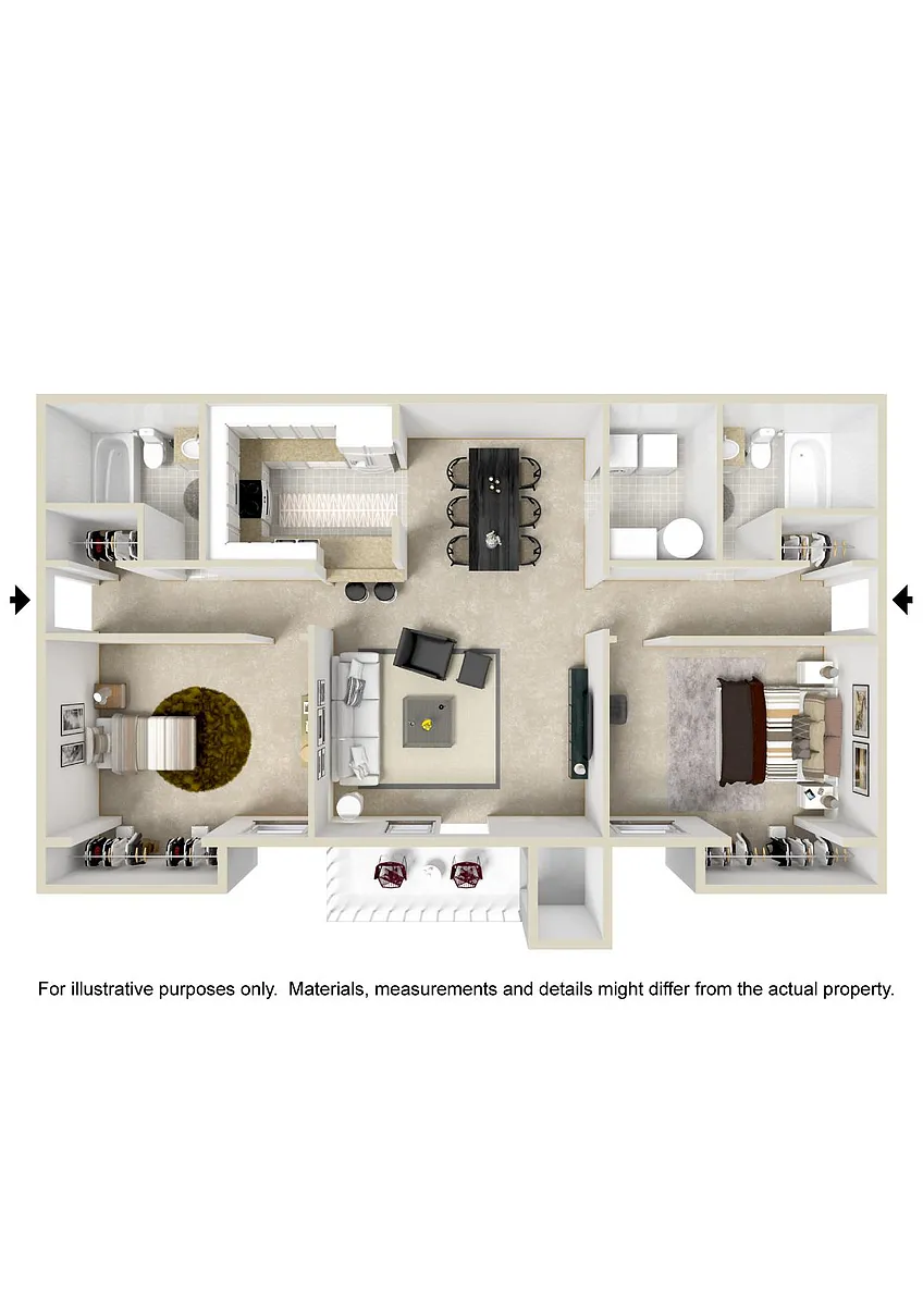 Floor plan 2 Bedroom