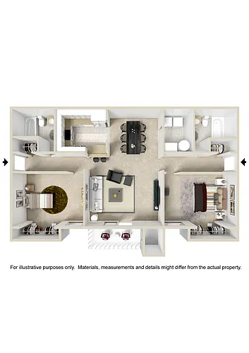 Floor plan 2 Bedroom
