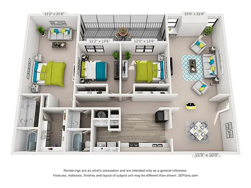 Floor plan The Mimosa