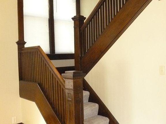 W/attractive winding staircase