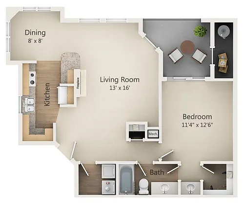 Floor plan The Willow