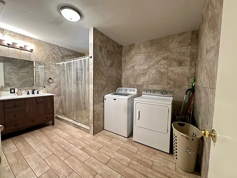 Washer and dryer